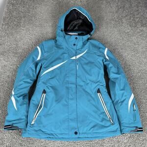 Killtec Level 10 Jacket Womens 10 Hooded Ski Waterproof RECCO Rescue Insulated